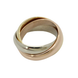 04_IHRSCHMUCK_Cartier Trinity Ring_Größe. 47_ 750er Weiß-, Rose- und Gelbgold