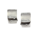 IhrSchmuck-Schmuckset-Ohrclips-Ring-Anhänger-585er Weissgold-mit Brillanten